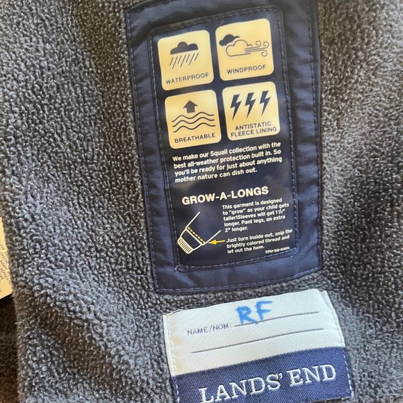 Lands End Squall Jacket size L 14-16. - Picture 4 of 4